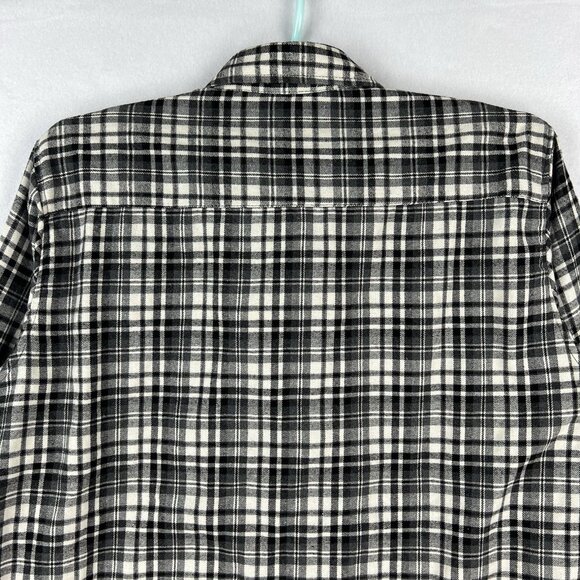 Mountain Ridge Explore Life Men's Long Sleeve Black White Plaid Shirt XL Buttons - Picture 4 of 10